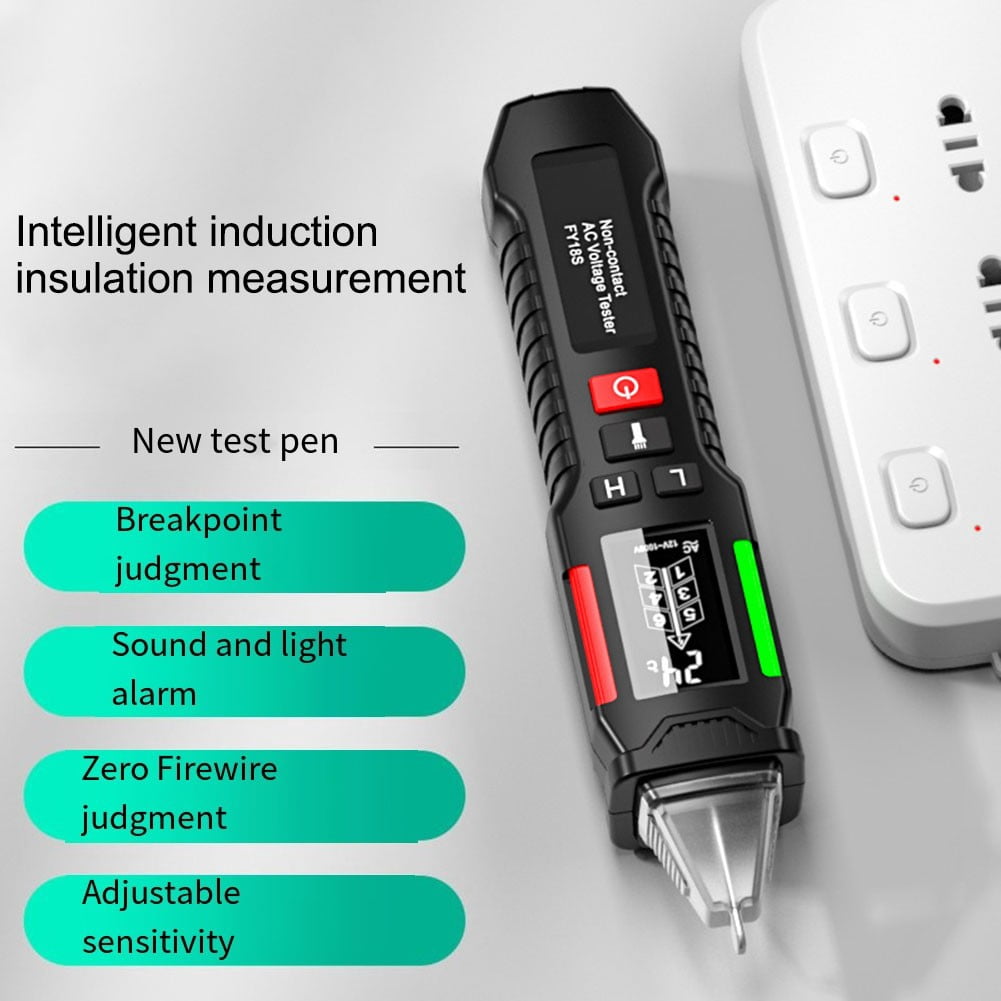 Clupup FY18S LCD Smart Test Pen NVC Induction Large Screen Test Pen Breakpoint Test Pen 190x40x29mm Tool Replacement Accessories
