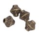 thumbnail image 1 of 100Pcs Tibetan Spacer Beads Bronze Color Zinc Alloy Widely Applicable Bronze Spacer Beads for Craft Jewelry DIY, 1 of 3