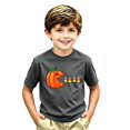 thumbnail image 3 of Kiijoy Little Boys Halloween Pumpkin Graphic Tee Cute Short Sleeve T-Shirt, Sizes 6-7, 3 of 3
