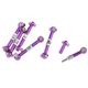 thumbnail image 5 of 22017 Pieza de Actualización Hecho de Aluminio Servo Vinculación para 1:10 HSP RC Coche Azul / Púrpura yotijar RC Car Linkage, 5 of 7
