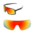 thumbnail image 4 of Walleva Fire Red Mirror Coated Polarized Replacement Lenses for Oakley Sutro Sunglasses, 4 of 5