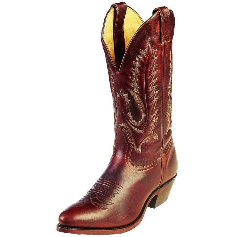 Boulet Western Boots Mens Cowboy Leather Grizzly Mountain 7032