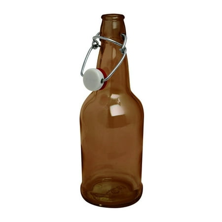 Collectible Beer Bottles - CASE OF 12 - 16 oz. EZ Cap Beer Bottles - AMBER