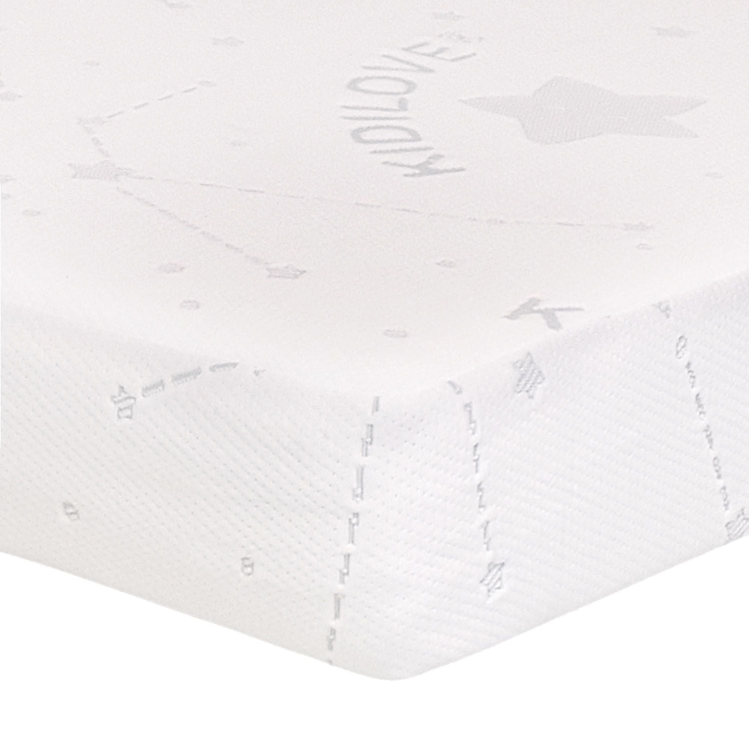 Confort 5 " Lit bébé et Lit Enfant En Bas Âge matelas avec couverture en coton en blanc