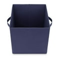 thumbnail image 4 of Set de 6 cubos de tela plegables Casafield, color azul marino, 4 of 9