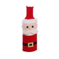 thumbnail image 1 of Bewildely Cubierta de botella de vino de punto, muñeca, manga elástica Universal, de comedor, cerveza de Navidad, botella de vino, banda de ropa, Kits de decoración para fiestas Papá Noel Bewildely HA068783-01, 1 of 6