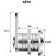 thumbnail image 3 of Cerradura de seguridad para buzón de 2 piezas con 4 llaves, cerradura de leva para gabinete, cajón, cerradura de cilindro de 16 mm para muebles, utilizada para cerrar armarios., 3 of 5