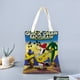 thumbnail image 2 of The Quick Draw McGraw Show Bolso de tela con estampado de lienzo para mujer, bolsa de compras reutilizable y estética, con cremallera interior, regalo para mujer,38*45cm., 2 of 6