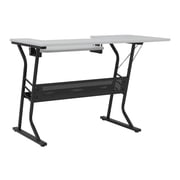 Sew Ready Eclipse Sewing and Craft Table in Black / White