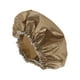 thumbnail image 1 of Gorros de Ducha Impermeables para Mujeres 1 Pc para Negocios de Baño Viaje Caqui Satén, 1 of 3
