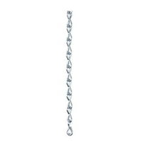 #16 x 15-ft Zinc-Plated Single Jack Chain for Hanging Signs, Stained Glass, and General Utility Use