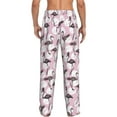 thumbnail image 3 of Goofa Pineapple Flamingo Printed Soft Pajama Pants for Men, Wide Leg Comfy Casual Lounge Yoga Pants-XX-Large, 3 of 9