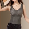 thumbnail image 4 of Ropa interior térmica para mujer, sujetador sin espalda de encaje de color cálido de invierno con almohadillas extraíbles, ropa interior integrada con forro polar, capa base, ropa interior cálida, suj, 4 of 9