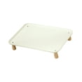thumbnail image 4 of Fzaqwen Raised Pet Feeder Stand Cat Bowl Stand for Automatic Pet Feeder Pet Supplies Cream 37x26.5x8cm, 4 of 9