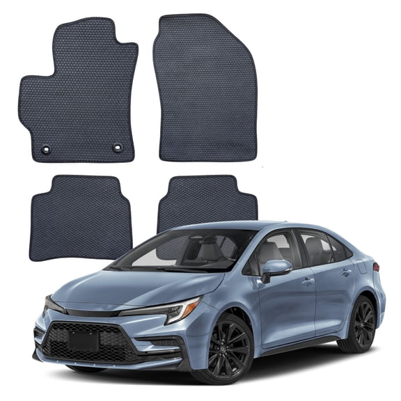 ecoMats All Weather Floor Mats for 2020 to 2026 Toyota Corolla