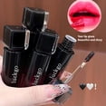 thumbnail image 2 of Chocolate Brown Peel Off Lip Stain Waterproof Makeup Orange Liquid, 2 of 8
