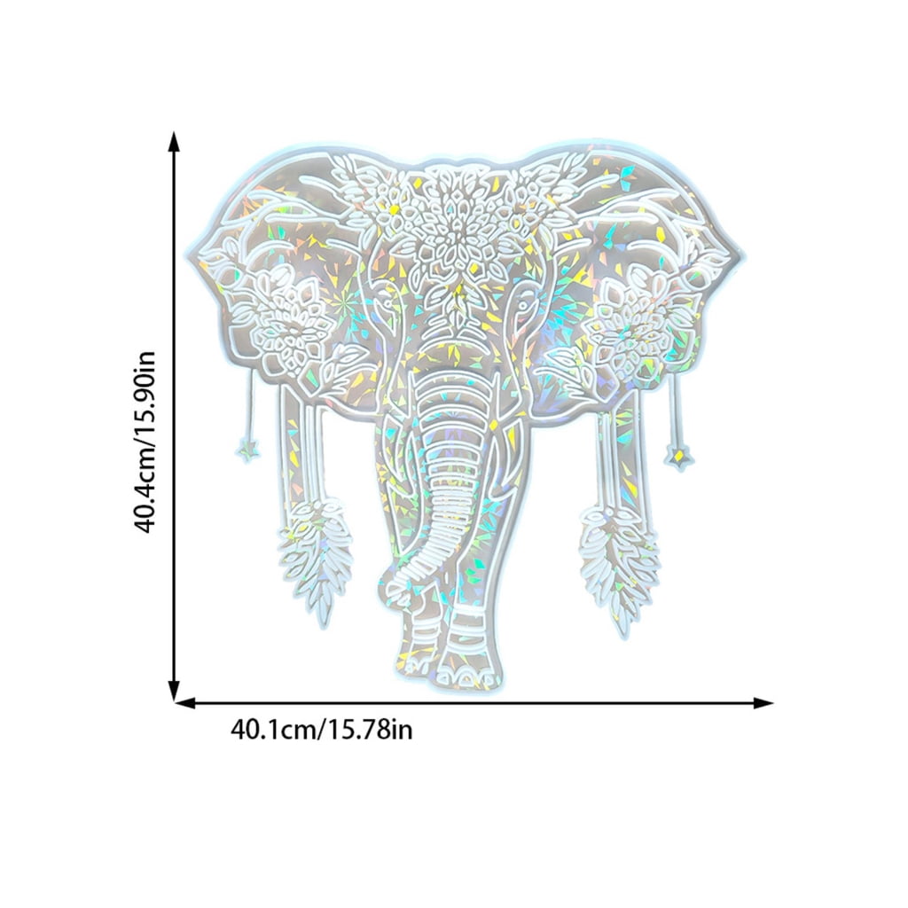 lanema Elephant Mold for Crafting Decorative Home Accessories Holographics Wall Sticker Mould Wall Hanging Decoration Mold