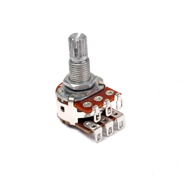 COSMOBETTY Guitar Potentiometers Dual Deck Mn500k 1Set Full Size Metal for Musicians Tone Control 29mm Length