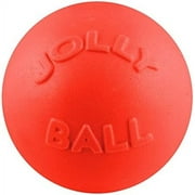Jolly Pets Bounce-n-Play Dog Toy Ball, Orange, 4.5 Inches/Small, Model Number: 2545 OR