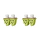 thumbnail image 1 of Advancent ABS forma de sandía molde de helado lindo reemplazo de dibujos animados 4 rejilla lavable DIY molde sellado accesorios verde Verde 2Conjunto, 1 of 6