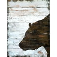 thumbnail image 2 of Cusson, Marie Elaine 19x24 Gold Ornate Wood Framed with Double Matting Museum Art Print Titled - Wild Bear portrait, 2 of 4