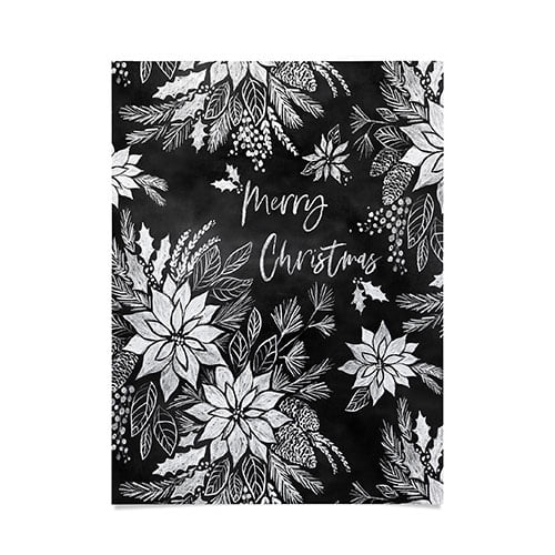 Society6 Jacqueline Maldonado Christmas Chalkboard Poster