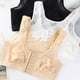 thumbnail image 2 of Gibobby Brasier con Cierre Frontal Push Up Ropa interior con tiras correctivas para forma al jorobado para mujer(Blanco,3X-Grande), 2 of 5