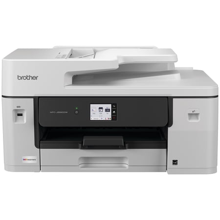 Brother - INKvestment 6560 Wireless Color All-in-One Inkjet Printer with 11”x17” capabilities (MFCJ6560DW) - Gray