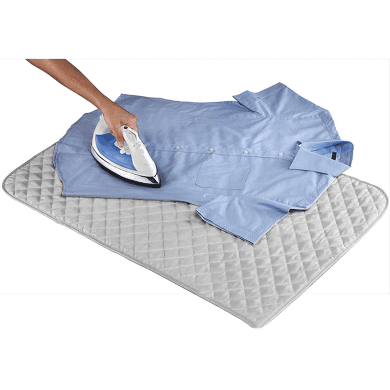 Ironing Mat Portable Ironing Blanket Thickened Heat Resistant Ironing Pad  Cover for Washer Dryer Table Top 