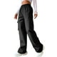 thumbnail image 3 of Pantalones De Mujer, Pantalones Cargo Largos Transpirables Casuales Para Mujer, Dos Bolsillos Para Uso Diario ANGGREK  Otros, 3 of 8