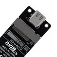 thumbnail image 3 of DQrwqpou NVME M.2 A Tarjeta Adaptadora Carcasa SSD Tipo C 10 Gbps Compatible Con 2230 2242 2260 2280, 3 of 9