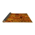 thumbnail image 2 of Ahgly Company Indoor Square Patchwork Yellow Transitional Area Rugs, 5' Square, 2 of 4