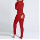 thumbnail image 4 of Butt Flap Lingerie Jumpsuit Women Onesie Pajamas Back Button-down Bodycon Nightwear Adults Onesies Combinaison Pyjama Femme Sugoumei, 4 of 4