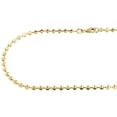thumbnail image 5 of 10k Yellow Gold Moon Cut Style Link New Solid Chain Necklace (3mm) 28", 5 of 5