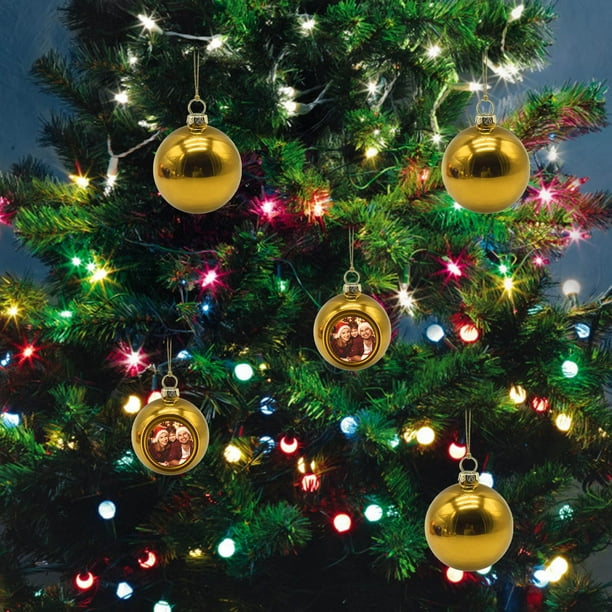Puntoco Nueva Imagen Pastable Bola de Navidad Suministros de Decoración y Arreglo de Navidad Colgante de Árbol de Navidad Bola de Navidad Bola de Color Brillante (6Cm) Puntoco Puntoco-1720