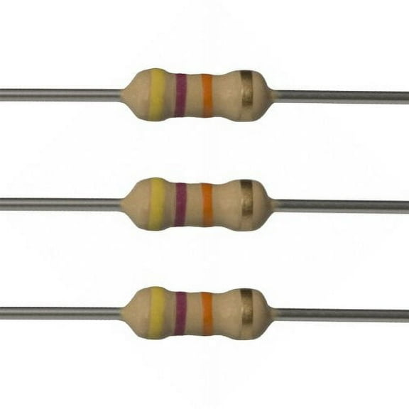 E-Projects 100EP50147K0 47k Ohm Carbon Film Resistors, 1W, 5% (Pack of 100)