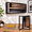 Black Finish Black Felt-5 bat-Standard Baseball Bat, variant on Cherry Finish Black Felt 32 Bat Mini Baseball Bat Wall Mounted Shadow Box Display Case