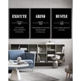thumbnail image 4 of SHENIFY 24x36in3pcs Black Framed Black Inspirational Wall Art letter Decor Bedroom Prints Ready To Hang for Bedroom, 4 of 7