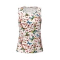 thumbnail image 5 of Goofa Floral With Butterflies Printed Womens Workout Tops for Women Sleeveless Yoga Shirts Athletic Running Tank Tops Sleeveless Gym Clothes Workout Apparel-Medium, 5 of 9
