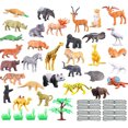 thumbnail image 1 of 53 Pcs Animal Set Pvc Animal Animals Figures Toys Mini Jungle Animals Toys 53 Pcs Animal Set PVC Animal Animals Figures Toys Mini Jungle Animals Toys Educational Learning Toys Kids, 1 of 6