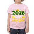 thumbnail image 5 of Happy New Year Shirt 𝓴𝓲𝓭𝓼 T-Shirt ,2026 Festive Party Tee For New Year Celebration, Casual Holiday Top For 𝓴𝓲𝓭𝓼 100cm Pink, 5 of 7