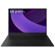 LG Gram Pro 17" WQXGA 144Hz Laptop, Intel Evo Core Ultra 7 255H 2.0GHz, 16GB RAM, 1TB SSD, NVIDIA GeForce RTX 5050 8GB, Windows 11 Home, Black
