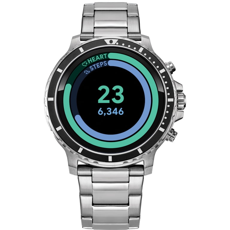 Citizen CZ Smart HR Heart Rate Stainless Steel Smartwatch, Wear OS 