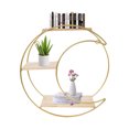 thumbnail image 6 of 3-Tier Round+ Moon Storage Display Rack Storage Display Rack Wall Mounted Shelf 10*29cm for Living Rooms, Bedrooms, Kitchens, 6 of 22