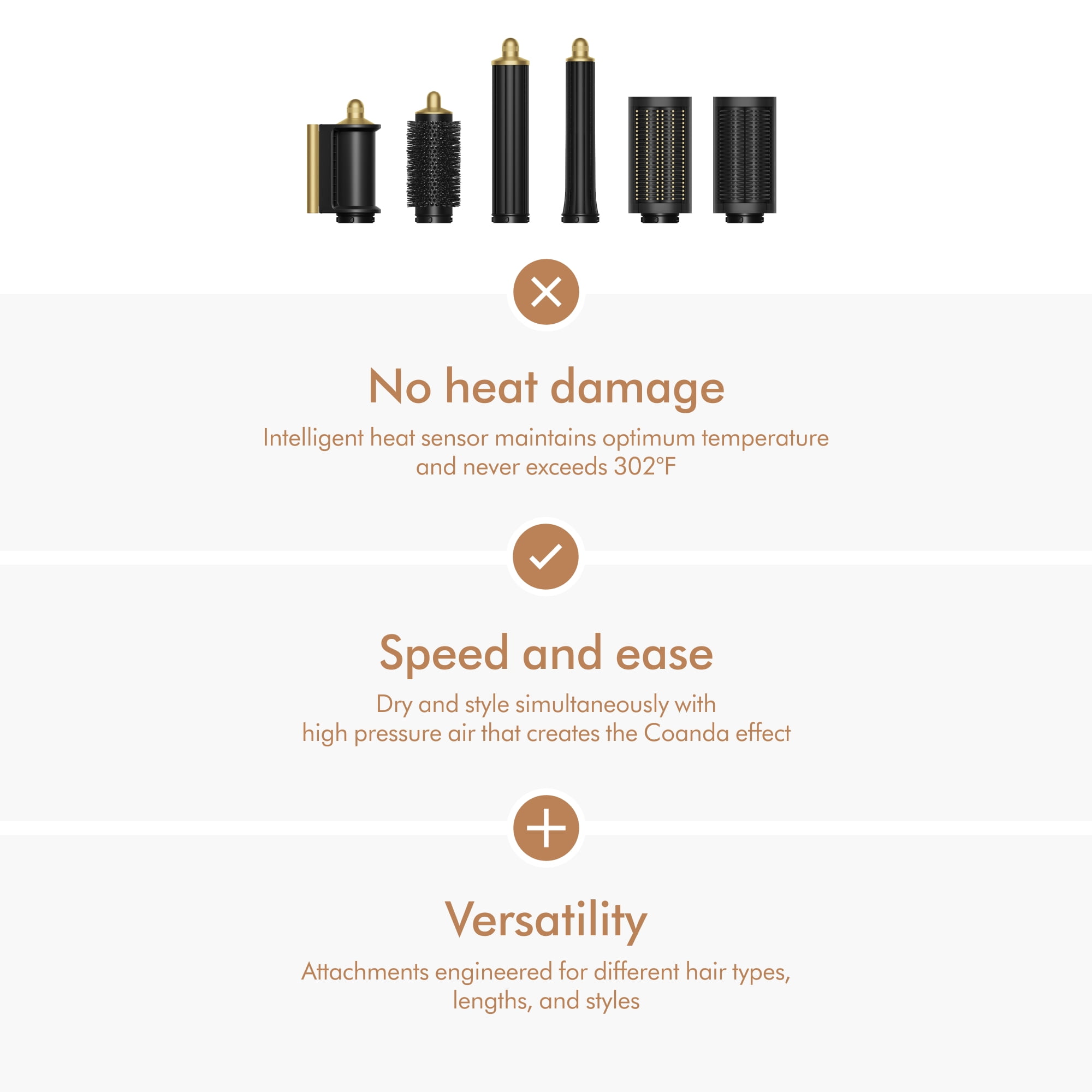 Restored Premium Dyson Airwrap™ Multi-styler Complete Long | Onyx Black/Gold (Refurbished)