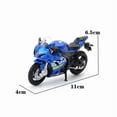 thumbnail image 4 of Caipo 1:18 GSX-R1000 YZF-R1 Vespa 200 Modèle en Alliage et Plastique Moto Jouet, GSX R1000 Rouge, 4 of 7