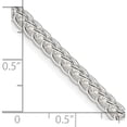 thumbnail image 4 of Sterling Silver 3mm Square Spiga Chain (22 X 3) Made In Italy qfc32-22, 4 of 5