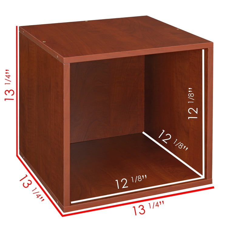 nicho★ Niche Cubo 9-Cube Storage Set in Warm Cherry with Wooden