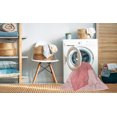 thumbnail image 2 of Ahgly Company Machine Washable Indoor Square Transitional Red Area Rugs, 6' Square, 2 of 7