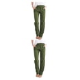 thumbnail image 3 of Sonducket Pantalones casuales de pierna ancha para mujer con bolsillos - Manténgase cómodo todo el día Pantalones largos de tela de algodón Type2 NO2, 3 of 6